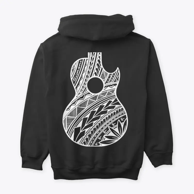 Black Polynesian Uke Hoodie Collection