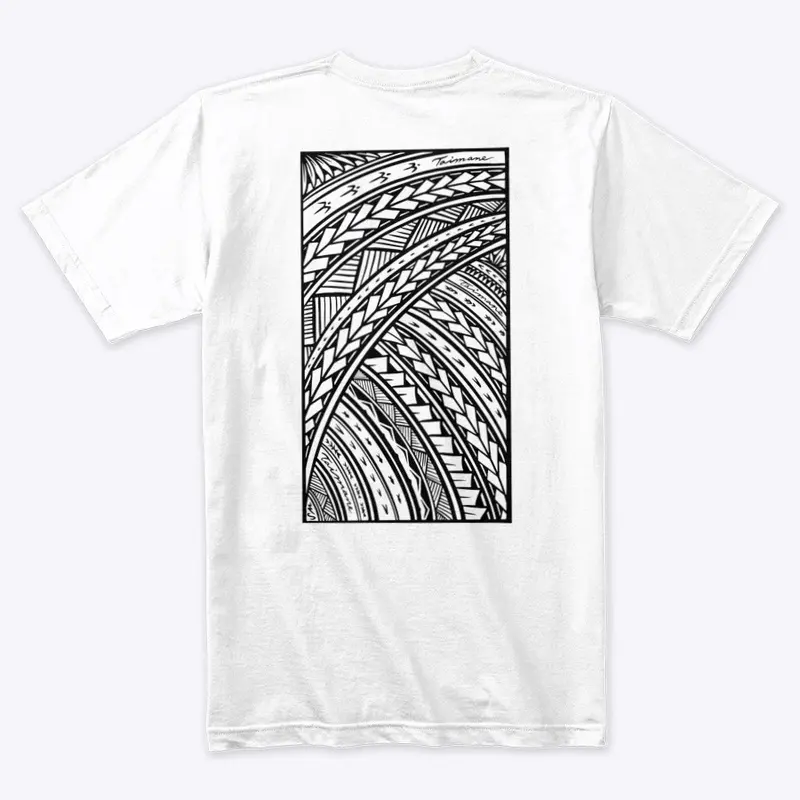 Polynesian Unisex Premium White Tee